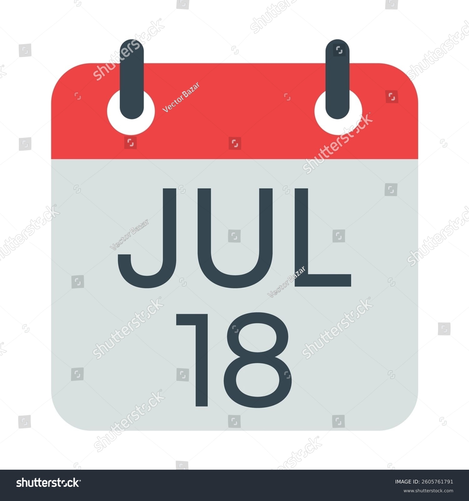 1 448 18 July Calendar Images Stock Photos 3D Objects U0026 Vectors Shutterstock