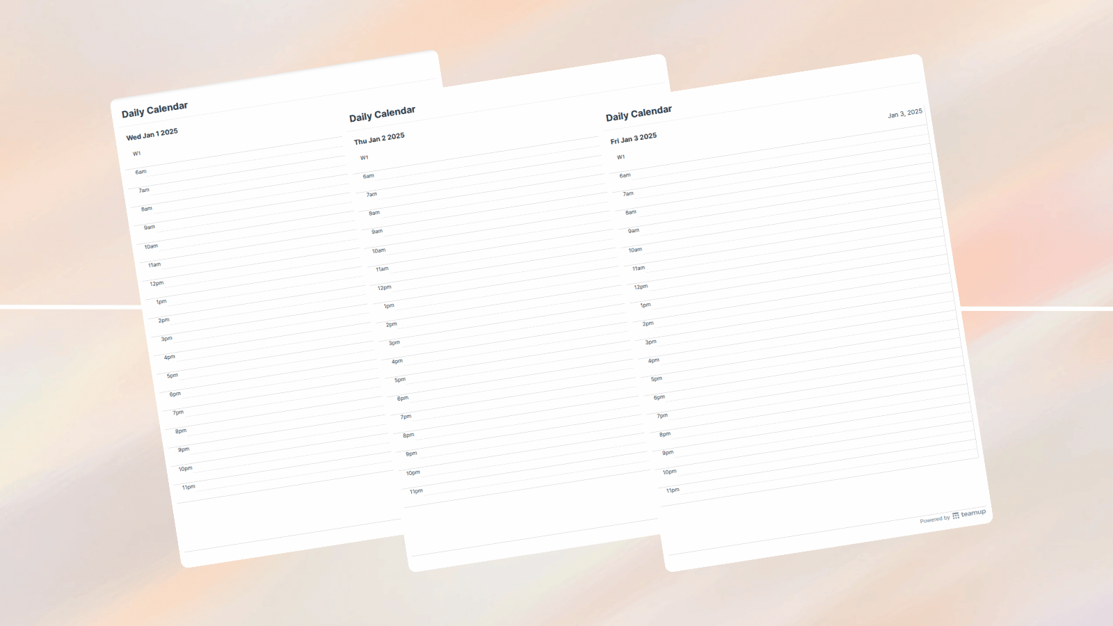 2025 Blank Calendars Download And Print For Easy Organization Teamup