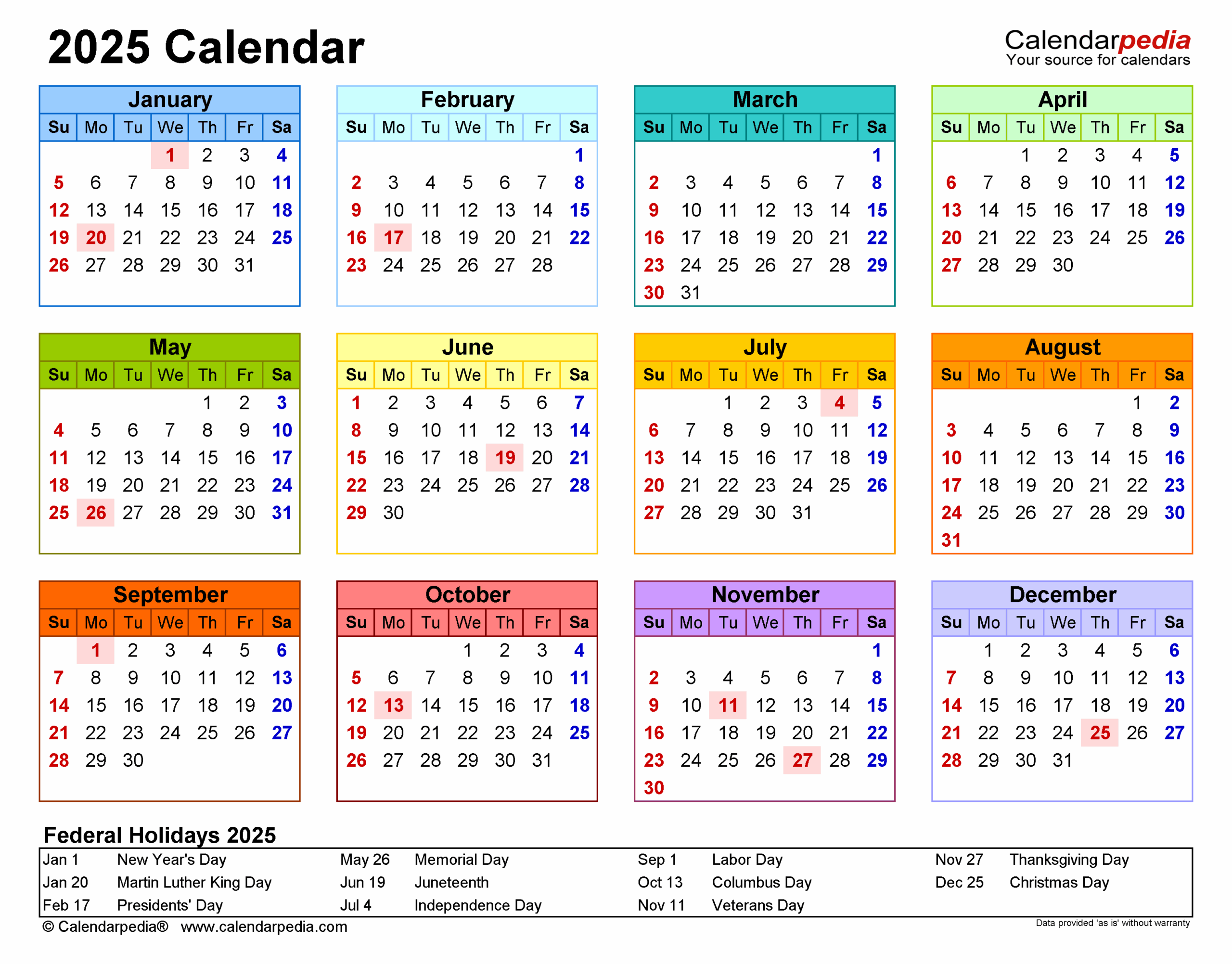 2025 Calendar Free Printable Excel Templates Calendarpedia