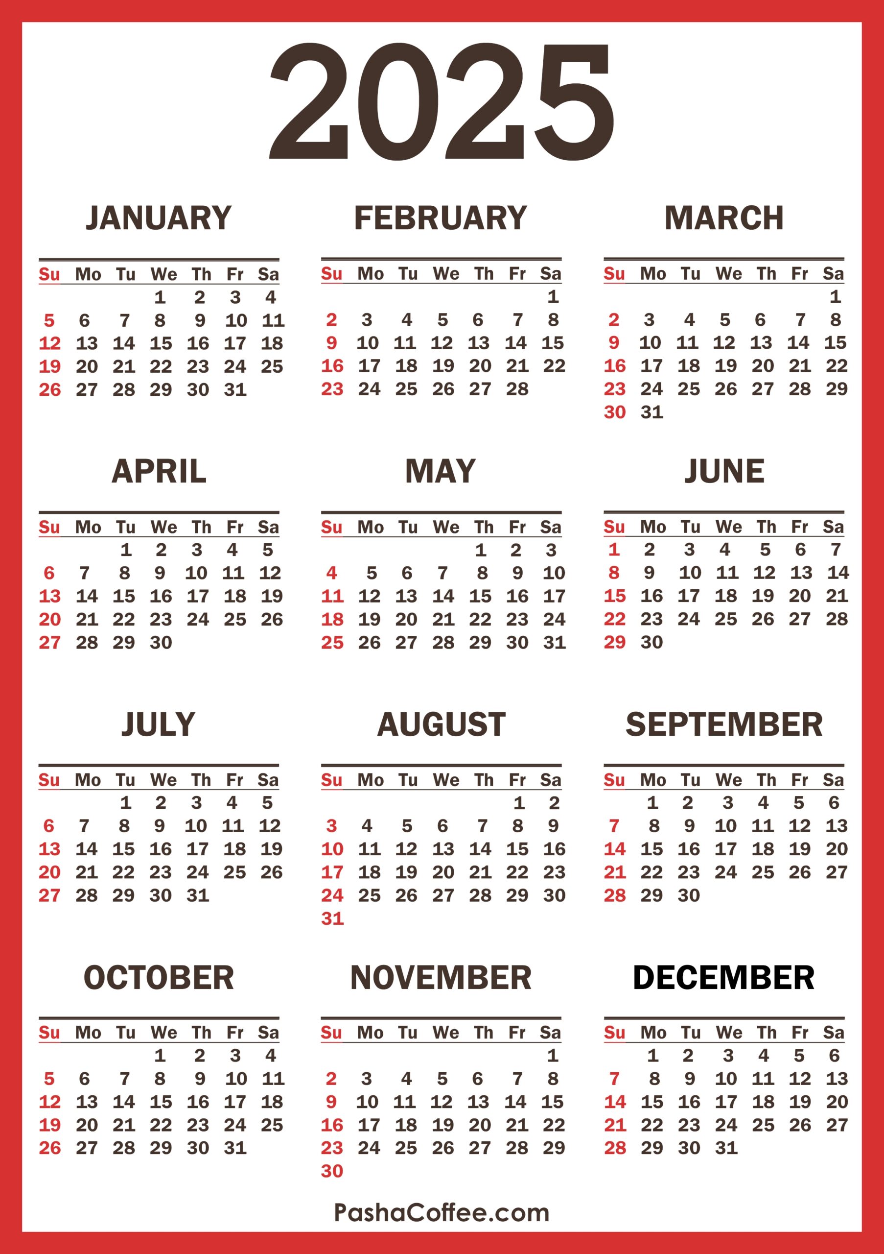 Free Printable 2025 Calendar With Holidays In Sri Lanka