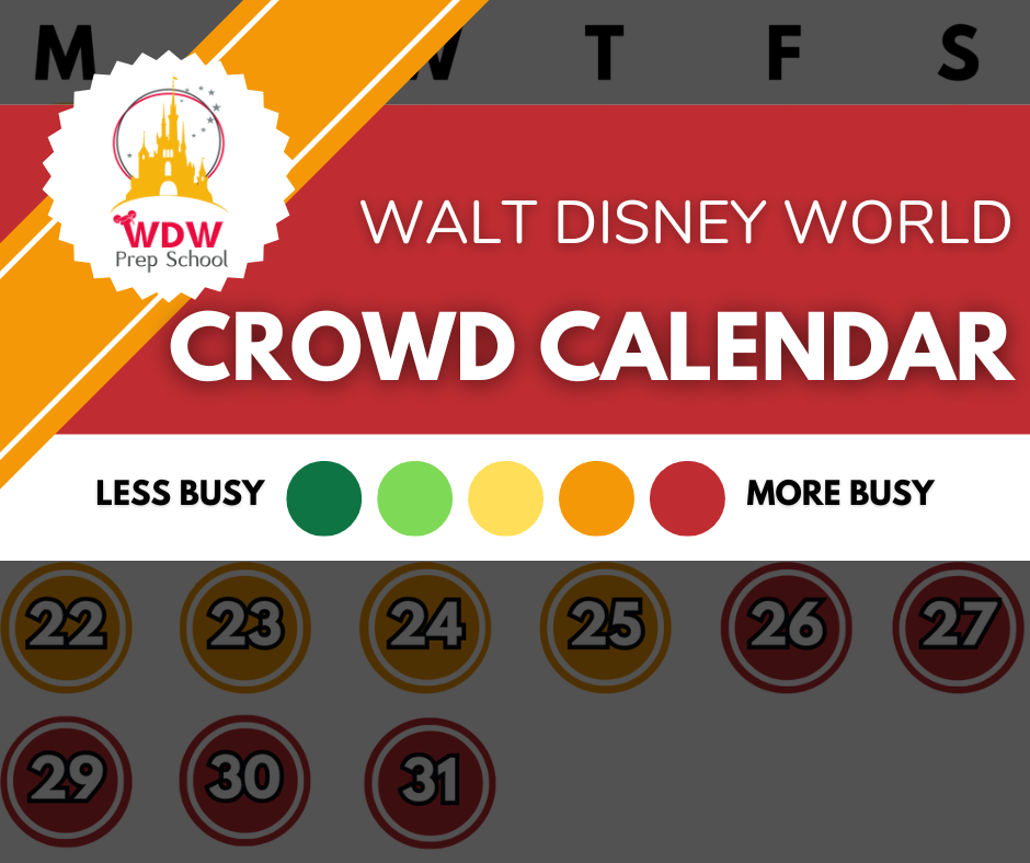 Walt Disney World Crowd Calendar October 2025