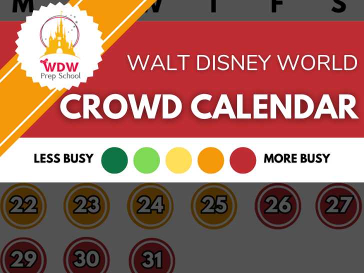 2025 Disney World Crowd Calendar best Times To Go 