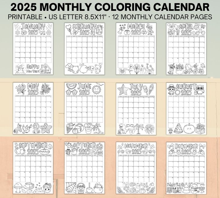 Free Printable Calendar 2025 Waterproof Paper