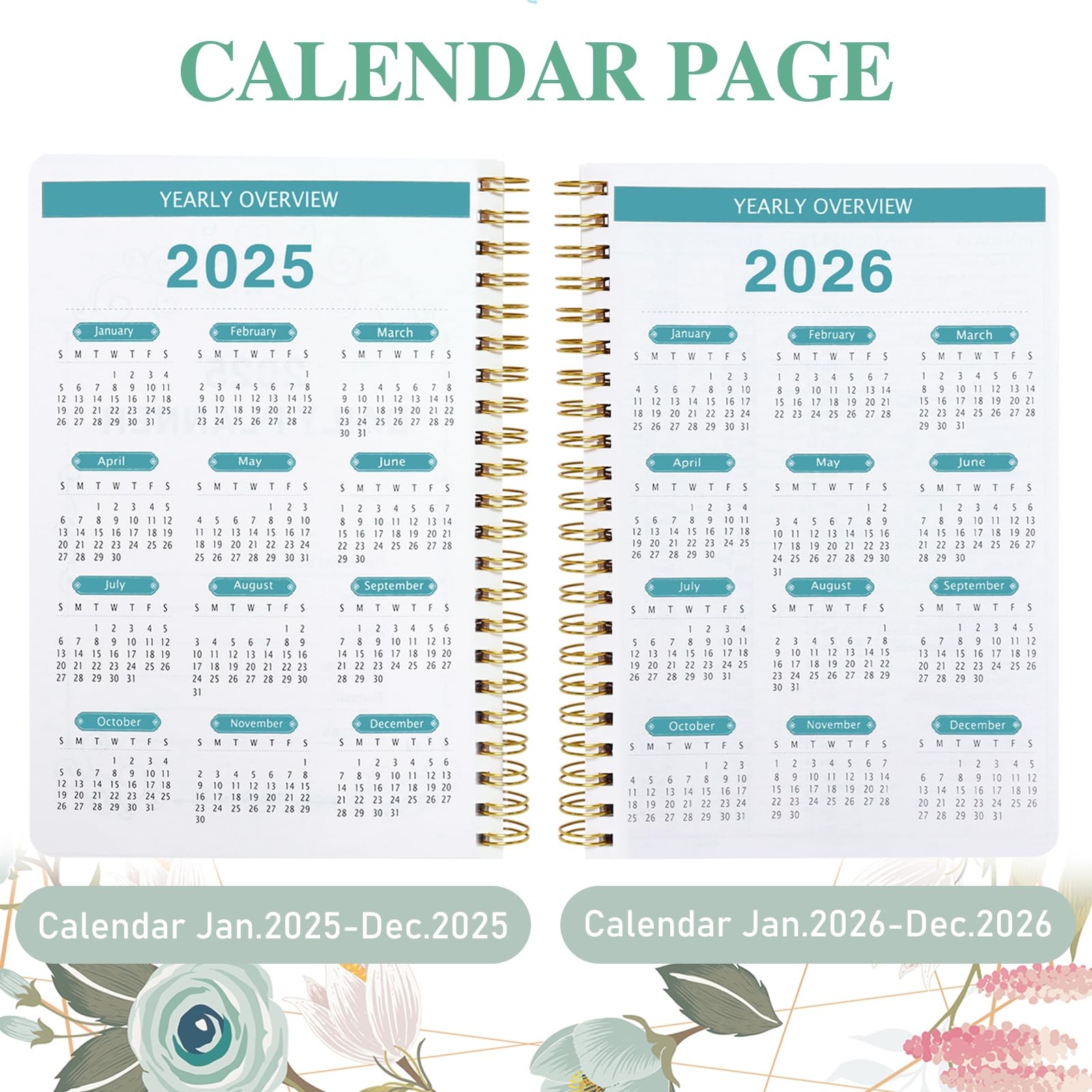 2025 Planner Weekly Monthly Day Planner For Jan 2025 Dec 2025 Agenda 2025 Daily Planner With Waterproof Hardcover Notes Pages 5 1