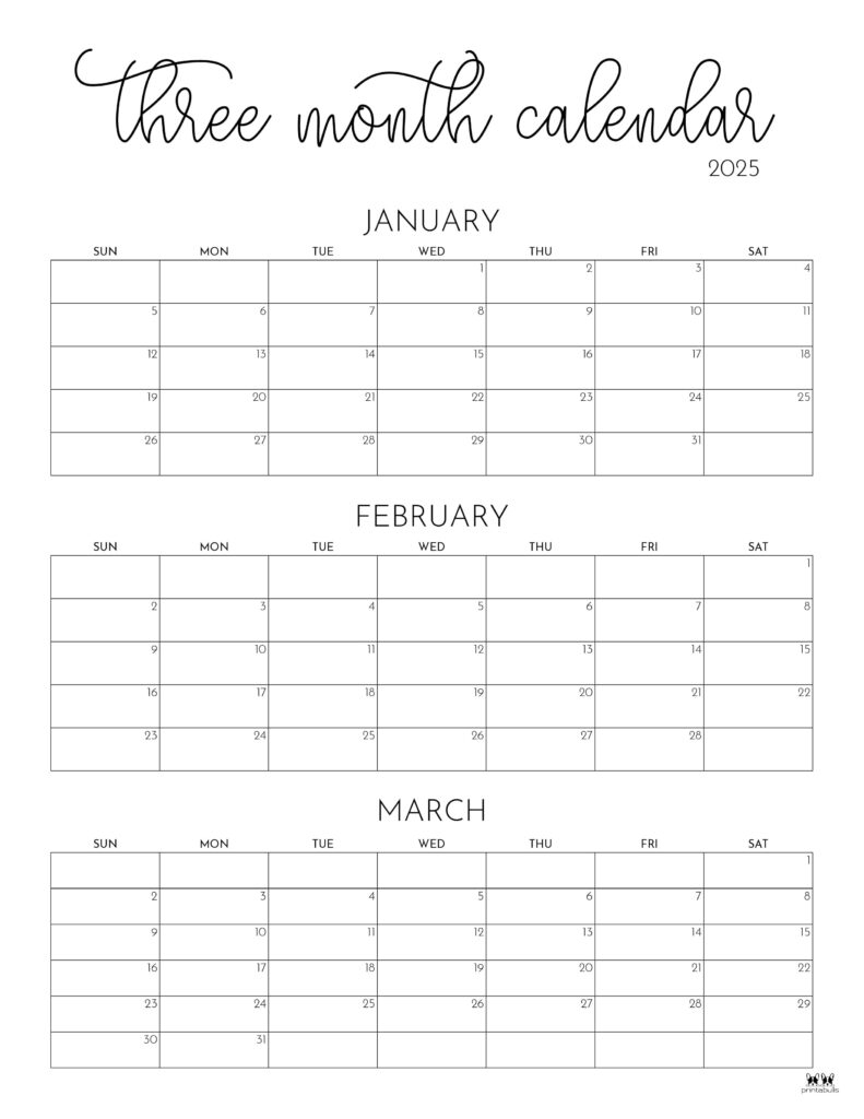 3 July 2025 Calendar Printable