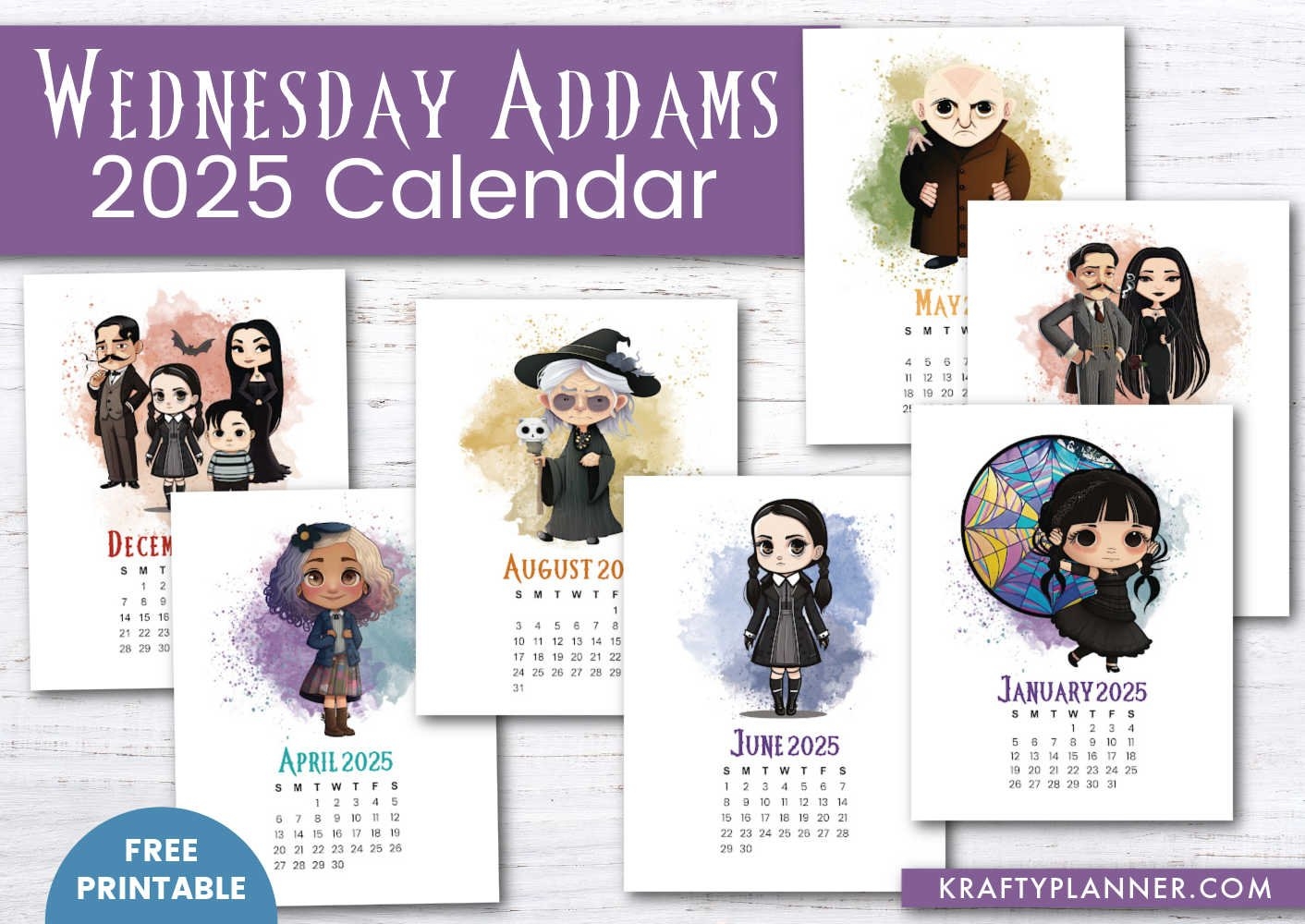 Free Printable 2025 Riverdale Calendar