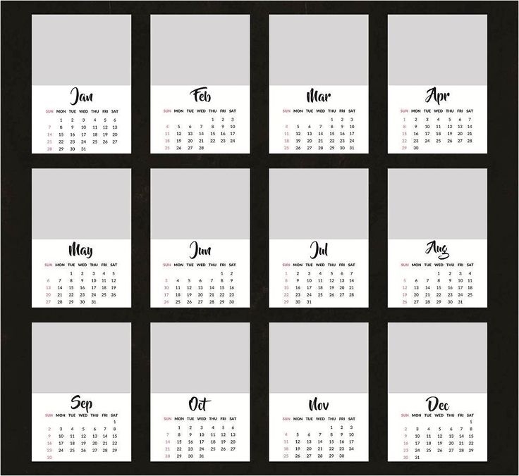 5X7 Calendar Template Free Printable Blank Calendar Template