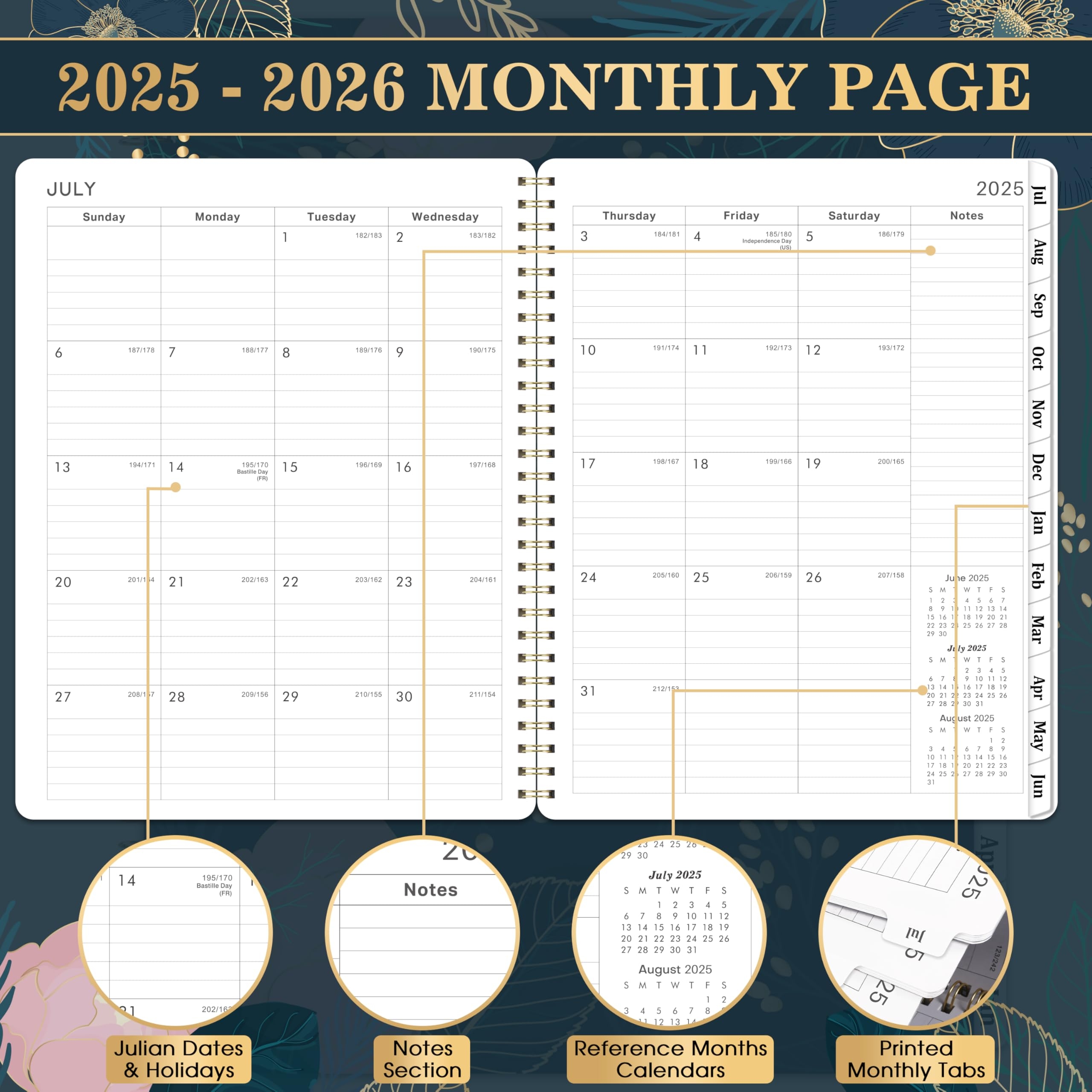 Amazon 2025 2026 Planner Planner 2025 2026 July 2025 