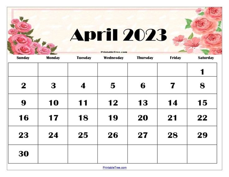 April 2026 Calendar Printable PDF With Holidays Templates