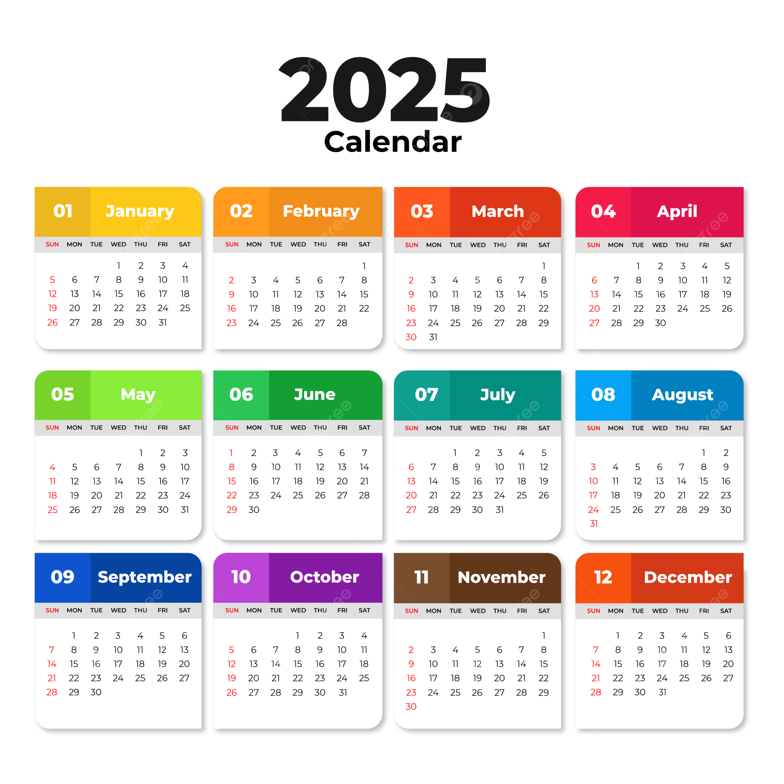 Free Printable Calendar 2025 Trinidad
