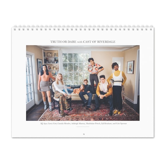 Cast Of Riverdale Truth Or Dare 2025 Wall Calendar Etsy Canada