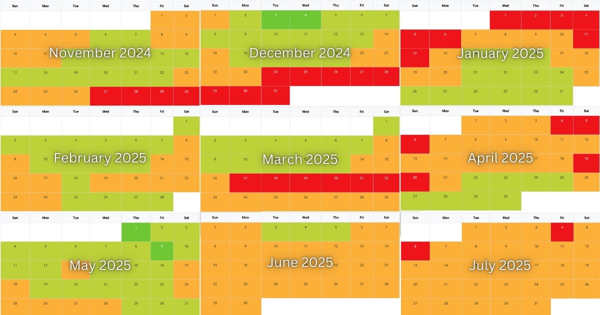 Disney World Crowd Calendar 2025