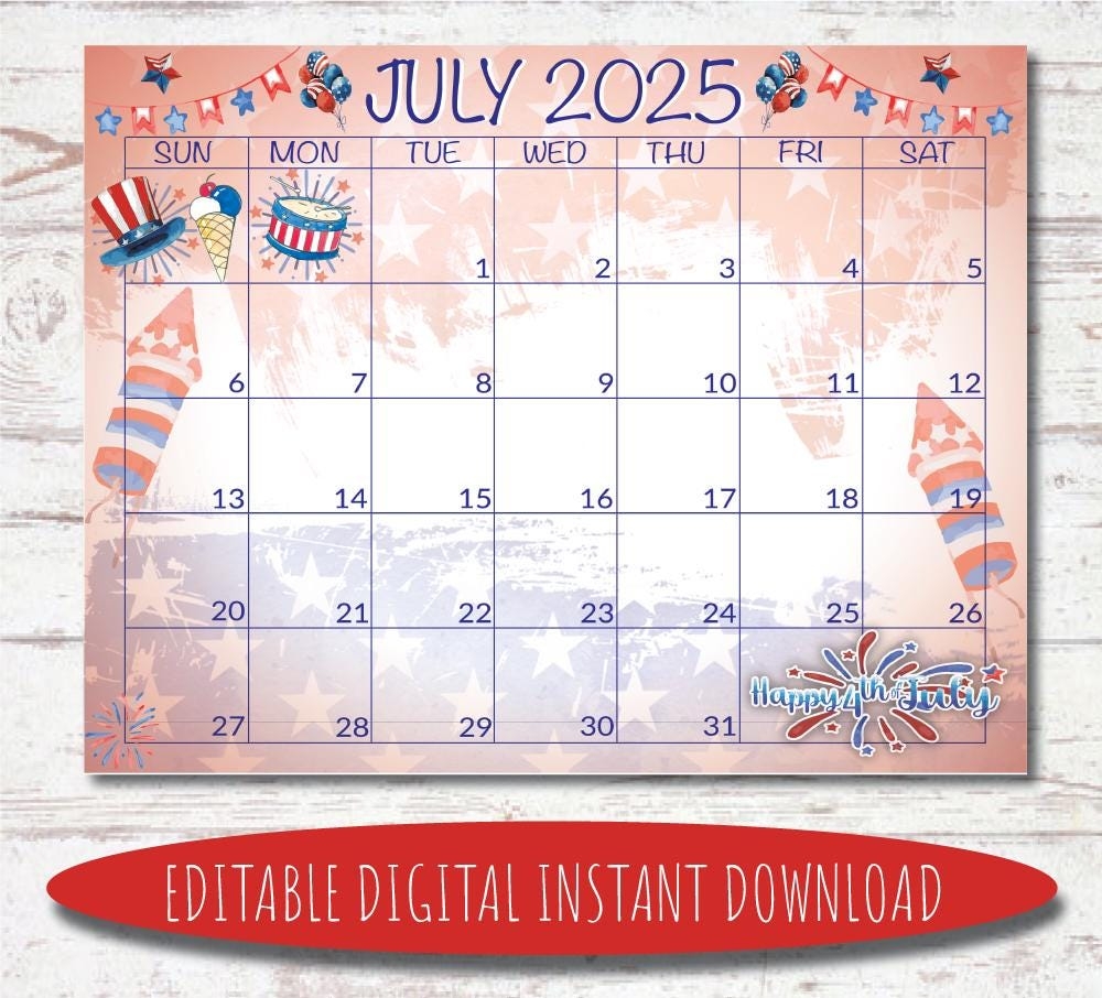 July 2025 Calendar Copy And Paste