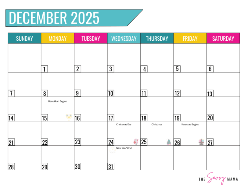 Free August Calendar Printable 2025 Organizing Your Month Right
