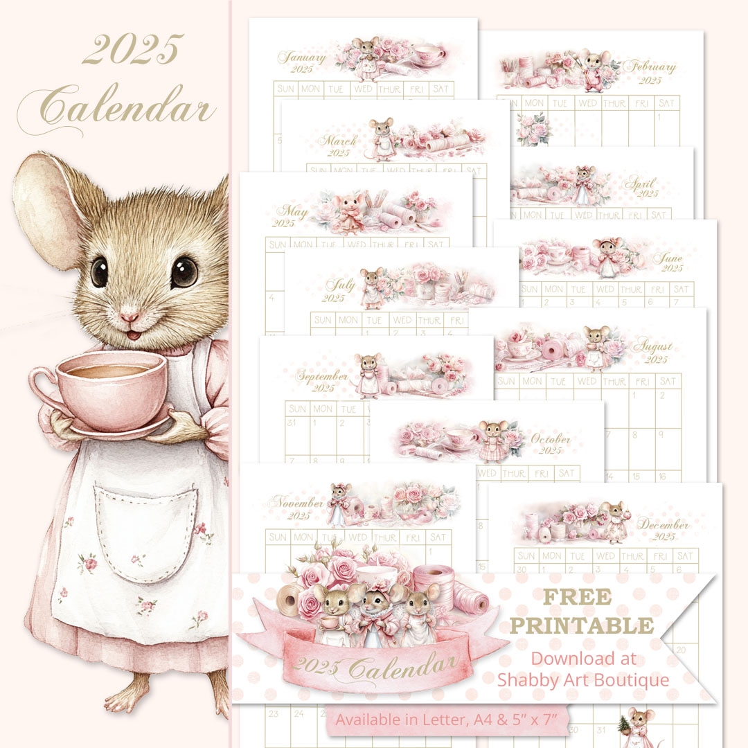 Free Printable 2025 Cute Calendar With Holidays