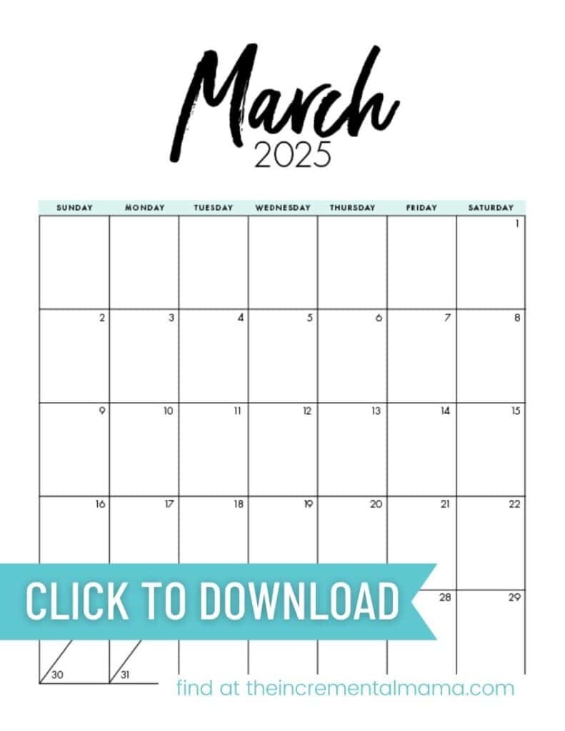 Free Printable 2025 Calendar The Band Clutch