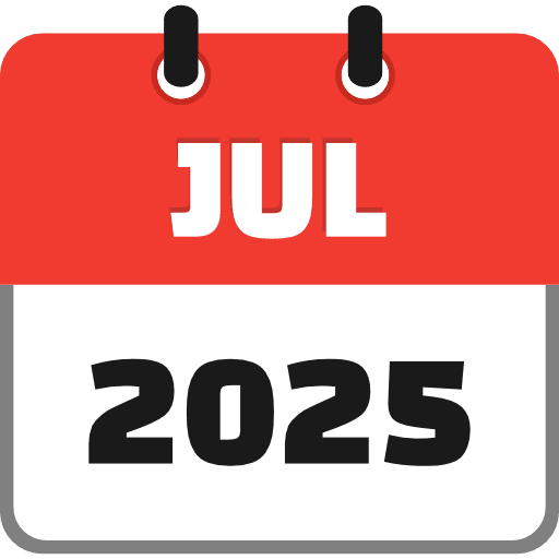 July 2025 Icon SVG Vector U0026 PNG Free Download UXWing