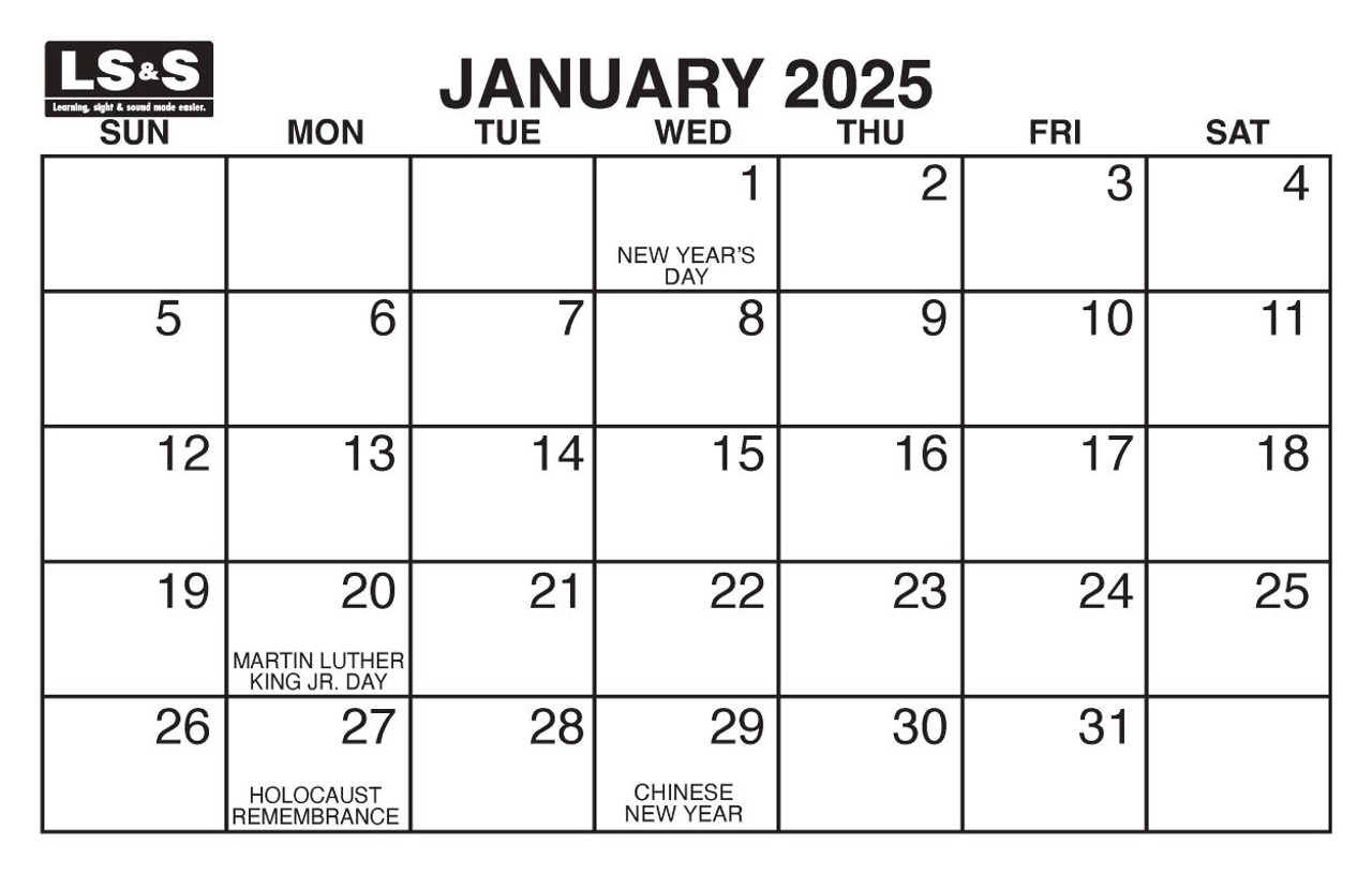 Printable Calendar 2025