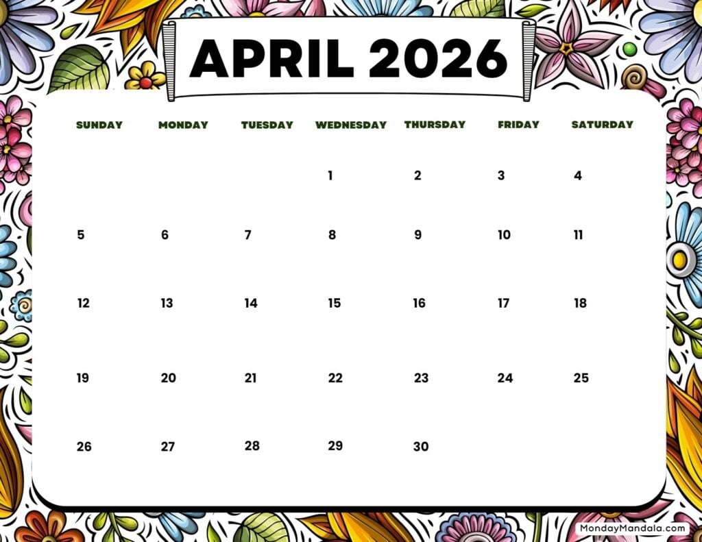 Printable Calendars For 2025 U0026 2026 Free PDFs 