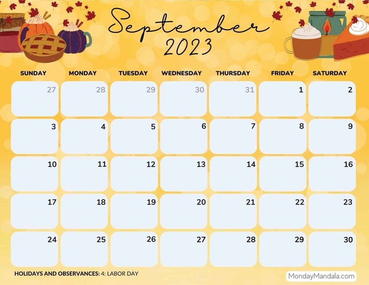 September 2025 Calendar 52 Free PDF Printables 