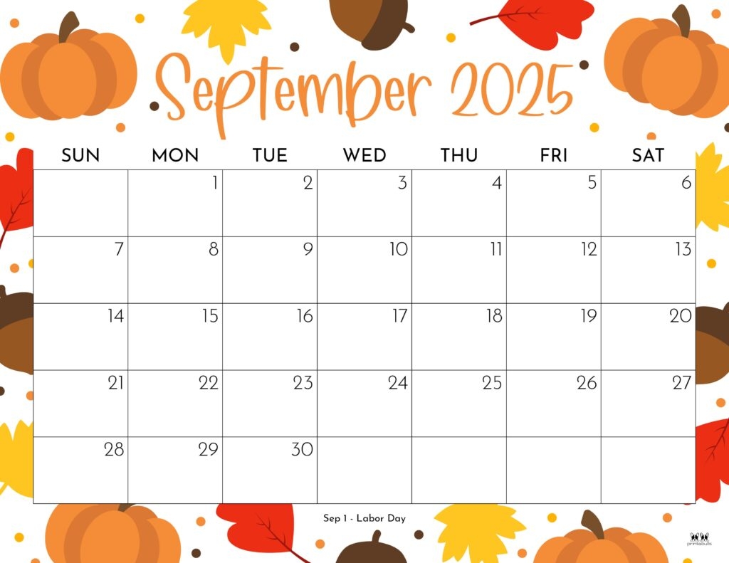 Printable Calendar 2025 September To December