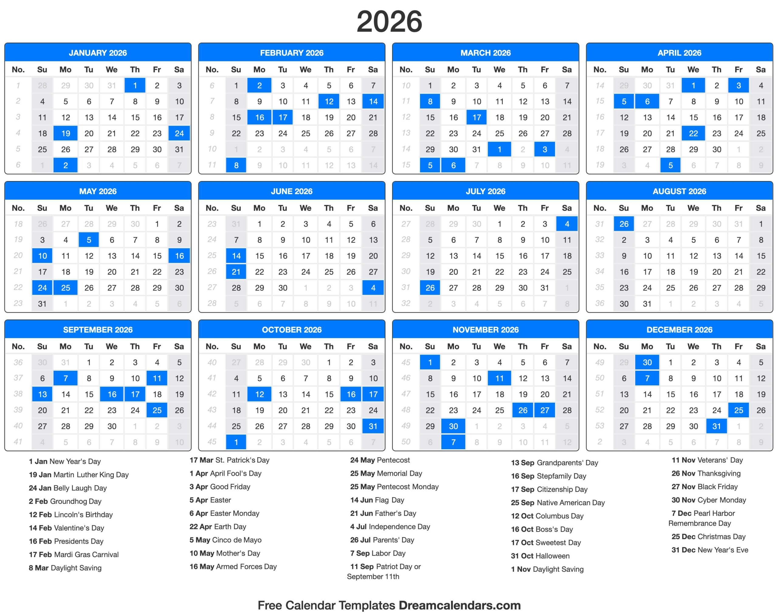 Free Printable 2025 Calendar October 2026 calendars
