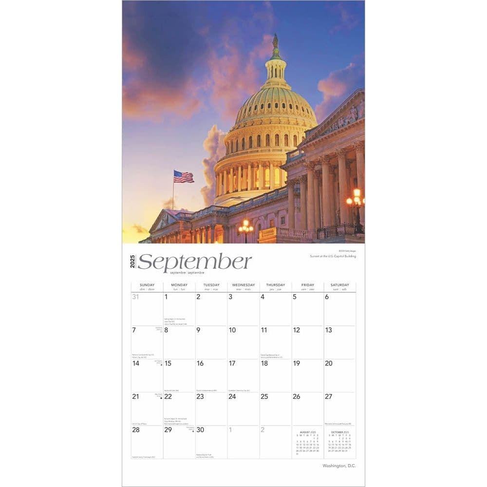 Washington DC 2025 Wall Calendar Calendars
