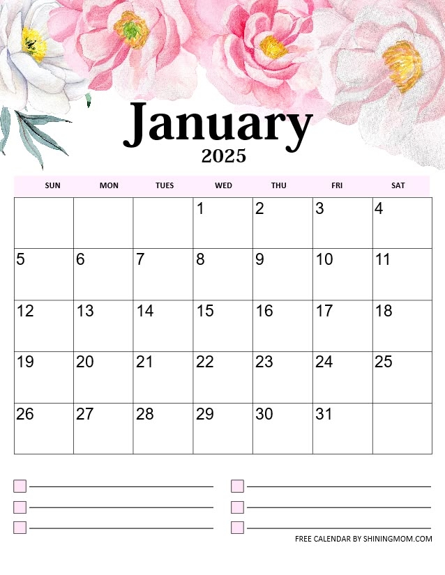 Your Free 2025 Floral Calendar Is Here 